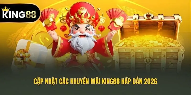 Cập nhật các khuyến mãi King88 hấp dẫn 2026