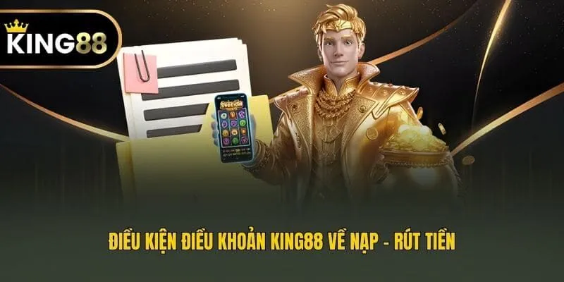 Điều kiện điều khoản King88 về nạp - rút tiền
